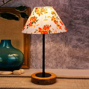 Lucas Multicolor Fabric Shade Table Lamp with Natural Wood & Iron Base-image-39