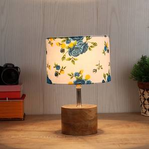 Boswell Multicolor Fabric Shade Table Lamp with Natural Wooden Base-image-37
