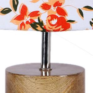 devansh Charlotte Multicolor Natural Fiber Shade Table Lamp with Natural Wooden Base-picture-19