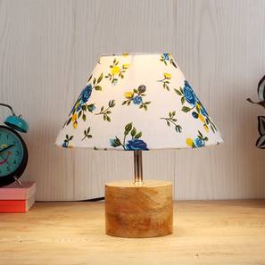Christina Multicolor Fabric Shade Table Lamp with Natural Wooden Base-image-35