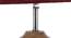 Joyce Maroon Natural Fiber Shade Table Lamp with Natural  Wooden Base (Maroon) by Urban Ladder - Ground View Design 1 - 610164