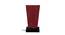 Fletcher Maroon Natural Fiber Shade Table Lamp with Black  Iron  Base (Maroon) by Urban Ladder - Design 1 Side View - 610174