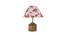 Katherine Multicolor Fabric Shade Table Lamp with Natural  Wooden Base (Multicolor) by Urban Ladder - Front View Design 1 - 610226