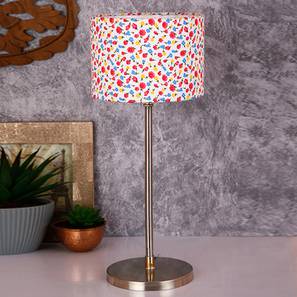 Lyric Multicolor Fabric Shade Table Lamp with Steel Steel Base-image-28