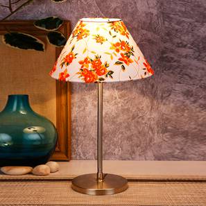 Colter Multicolor Fabric Shade Table Lamp with Steel Steel Base-image-47