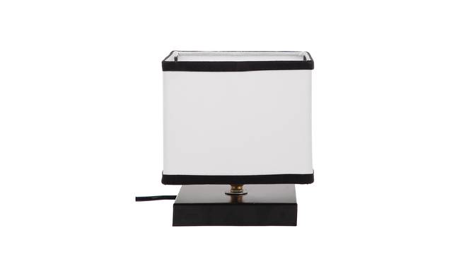 Anders Multicolor Fabric Shade Table Lamp with Black  Iron  Base (Multicolor) by Urban Ladder - Front View Design 1 - 610510