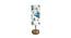 Susan Multicolor Fabric Shade Table Lamp with Natural  Wooden Base (Multicolor) by Urban Ladder - Front View Design 1 - 610519