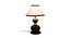 Houston Multicolor Fabric Shade Table Lamp with Black  Iron  Base (Multicolor) by Urban Ladder - Front View Design 1 - 610535