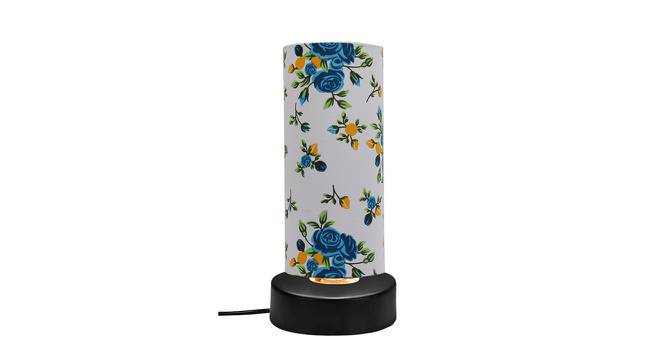 Nelson Multicolor Fabric Shade Table Lamp with Black  Iron  Base (Multicolor) by Urban Ladder - Design 1 Side View - 610582