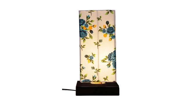 Aarav Multicolor Natural Fiber Shade Table Lamp with Black  Iron  Base (Multicolor) by Urban Ladder - Front View Design 1 - 610674