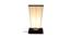 Emir Multicolor Fabric Shade Table Lamp with Black  Iron  Base (Multicolor) by Urban Ladder - Front View Design 1 - 610677