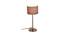 Canaan Grey Fabric Shade Table Lamp with Steel  Steel  Base (Grey) by Urban Ladder - Front View Design 1 - 610805