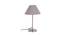 Foster Grey Fabric Shade Table Lamp with Steel  Steel  Base (Grey) by Urban Ladder - Design 1 Side View - 610844