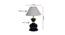 Joe Grey Fabric Shade Table Lamp with Black  Iron  Base (Grey) by Urban Ladder - Design 1 Dimension - 610923