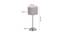 Canaan Grey Fabric Shade Table Lamp with Steel  Steel  Base (Grey) by Urban Ladder - Design 1 Dimension - 610946