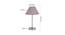 Foster Grey Fabric Shade Table Lamp with Steel  Steel  Base (Grey) by Urban Ladder - Design 1 Dimension - 610948