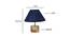 Carson Blue Natural Fiber Shade Table Lamp with Natural  Wooden Base (Blue) by Urban Ladder - Design 1 Dimension - 611010