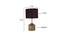 Gertrude Brown Natural Fiber Shade Table Lamp with Natural  Wooden Base (Brown) by Urban Ladder - Design 1 Dimension - 611016
