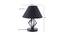 Maisey Black Fabric Shade Table Lamp with Black  Iron  Base (Black) by Urban Ladder - Design 1 Dimension - 611170