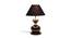 Eddie Black Fabric Shade Table Lamp with Black  Iron  Base (Black) by Urban Ladder - Design 1 Side View - 611217