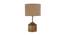 Edwidge Beige Natural Fiber Shade Table Lamp with Natural  Wooden Base (Beige) by Urban Ladder - Front View Design 1 - 611281