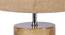 Bharati Beige Natural Fiber Shade Table Lamp with Natural  Wooden Base (Beige) by Urban Ladder - Design 1 Side View - 611310