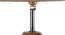 Edwidge Beige Natural Fiber Shade Table Lamp with Natural  Wooden Base (Beige) by Urban Ladder - Design 1 Side View - 611311