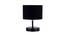 Vendela Black Fabric Shade Table Lamp with Black  Iron  Base (Black) by Urban Ladder - Design 1 Side View - 611314