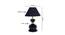 Eddie Black Fabric Shade Table Lamp with Black  Iron  Base (Black) by Urban Ladder - Design 1 Dimension - 611324