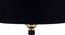 Vendela Black Fabric Shade Table Lamp with Black  Iron  Base (Black) by Urban Ladder - Ground View Design 1 - 611330