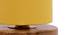 Amory Yellow Fabric Shade Table Lamp with Natural  Wooden Base (Yellow) by Urban Ladder - Ground View Design 1 - 611495