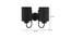 Scott Black Fabric Wall Light (Black) by Urban Ladder - Design 1 Dimension - 611521