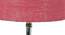 Hurst Pink Natural Fiber Shade Table Lamp with Natural  Wooden Base (Pink) by Urban Ladder - Ground View Design 1 - 611526