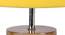Ayelet Yellow Fabric Shade Table Lamp with Natural  Wooden Base (Yellow) by Urban Ladder - Ground View Design 1 - 611530