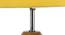 Jeanette Yellow Fabric Shade Table Lamp with Natural  Wooden Base (Yellow) by Urban Ladder - Ground View Design 1 - 611543