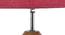 Joy Pink Natural Fiber Shade Table Lamp with Natural  Wooden Base (Pink) by Urban Ladder - Ground View Design 1 - 611546