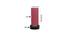 Layne Pink Natural Fiber Shade Table Lamp with Black  Iron  Base (Pink) by Urban Ladder - Design 1 Dimension - 611554