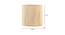 Jomar Beige Bamboo Wall Light (Beige) by Urban Ladder - Design 1 Dimension - 611556
