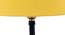 Zadie Yellow Fabric Shade Table Lamp with Black  Iron  Base (Yellow) by Urban Ladder - Ground View Design 1 - 611557