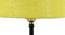 Cheney Yellow Natural Fiber Shade Table Lamp with Black  Iron  Base (Yellow) by Urban Ladder - Ground View Design 1 - 611565