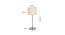 Riggs Off White Fabric Shade Table Lamp with Steel  Steel  Base (Off White) by Urban Ladder - Design 1 Dimension - 611608
