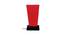 Dennis Red Fabric Shade Table Lamp with Black  Iron  Base (Red) by Urban Ladder - Design 1 Side View - 611644