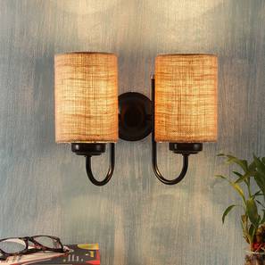 devansh Vladimir Beige Natural Fiber Wall Light-picture-12