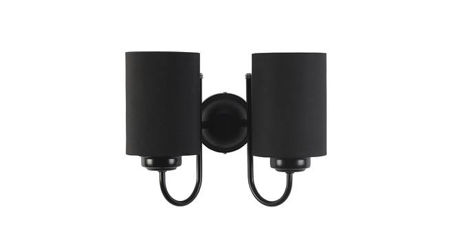 Scott Black Fabric Wall Light (Black) by Urban Ladder - Front View Design 1 - 611785