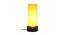 Jamir Yellow Fabric Shade Table Lamp with Black  Iron  Base (Yellow) by Urban Ladder - Front View Design 1 - 611906