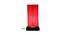 Mauricio Red Fabric Shade Table Lamp with Black  Iron  Base (Red) by Urban Ladder - Front View Design 1 - 612083