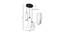 Briggs White Natural Fiber Cluster Hanging Light (White) by Urban Ladder - Design 1 Dimension - 612223