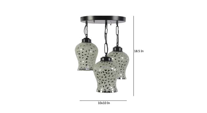Deacon Multicolor Glass Cluster Hanging Light (Multicolor) by Urban Ladder - Design 1 Dimension - 612251
