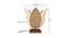 Erwin Beige Bamboo Shade Table Lamp with Brown  Wooden Base (Beige) by Urban Ladder - Design 1 Dimension - 612304