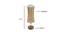 Margaret Beige Bamboo Shade Table Lamp with Natural  Wooden Base (Beige) by Urban Ladder - Design 1 Dimension - 612308